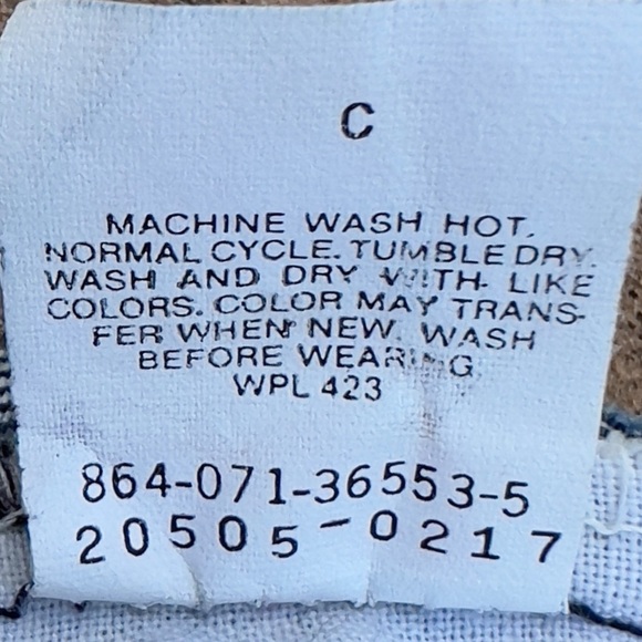 Vintage Levi’s 505 Orange Tab Straight Leg Jeans 20505-0217 Made in USA 80’s - Picture 15 of 16